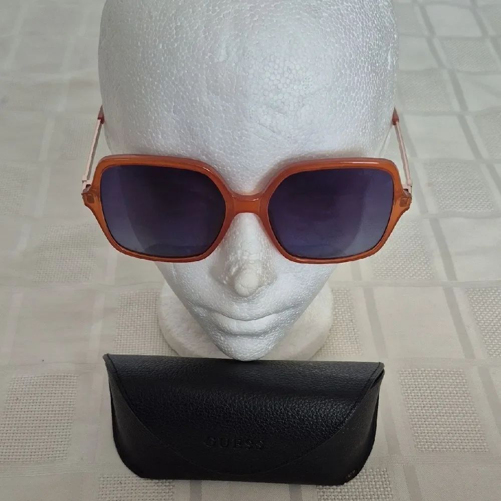 Guess Orange Sunglasses with Black Case